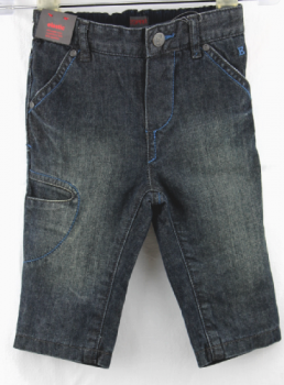 Esprit  Denim Jeans gefüttert ,-  mit Washed-Effekten und lustiger Tasche auf dem Hosenbein  ( Größe: 68, 92 )